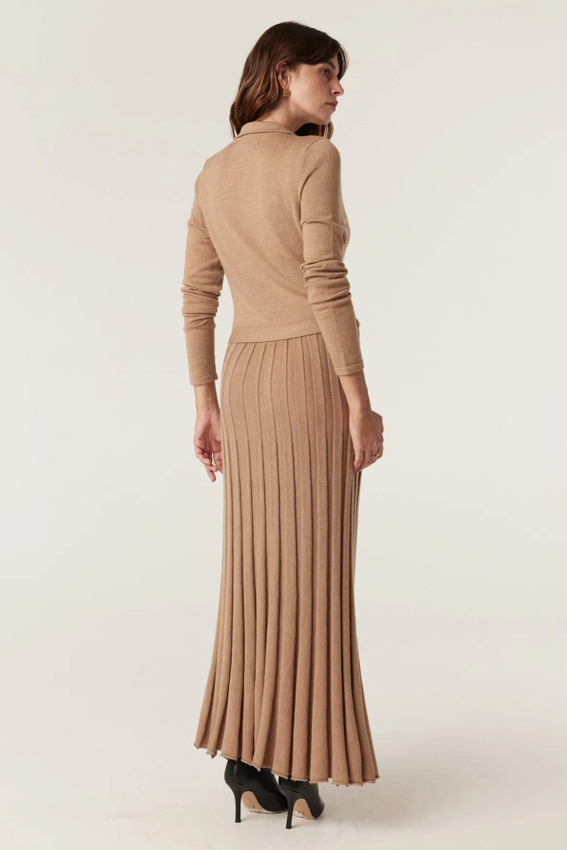 Holland Merino Dress - Camel