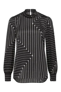 Imogen Blouse - Linear Print