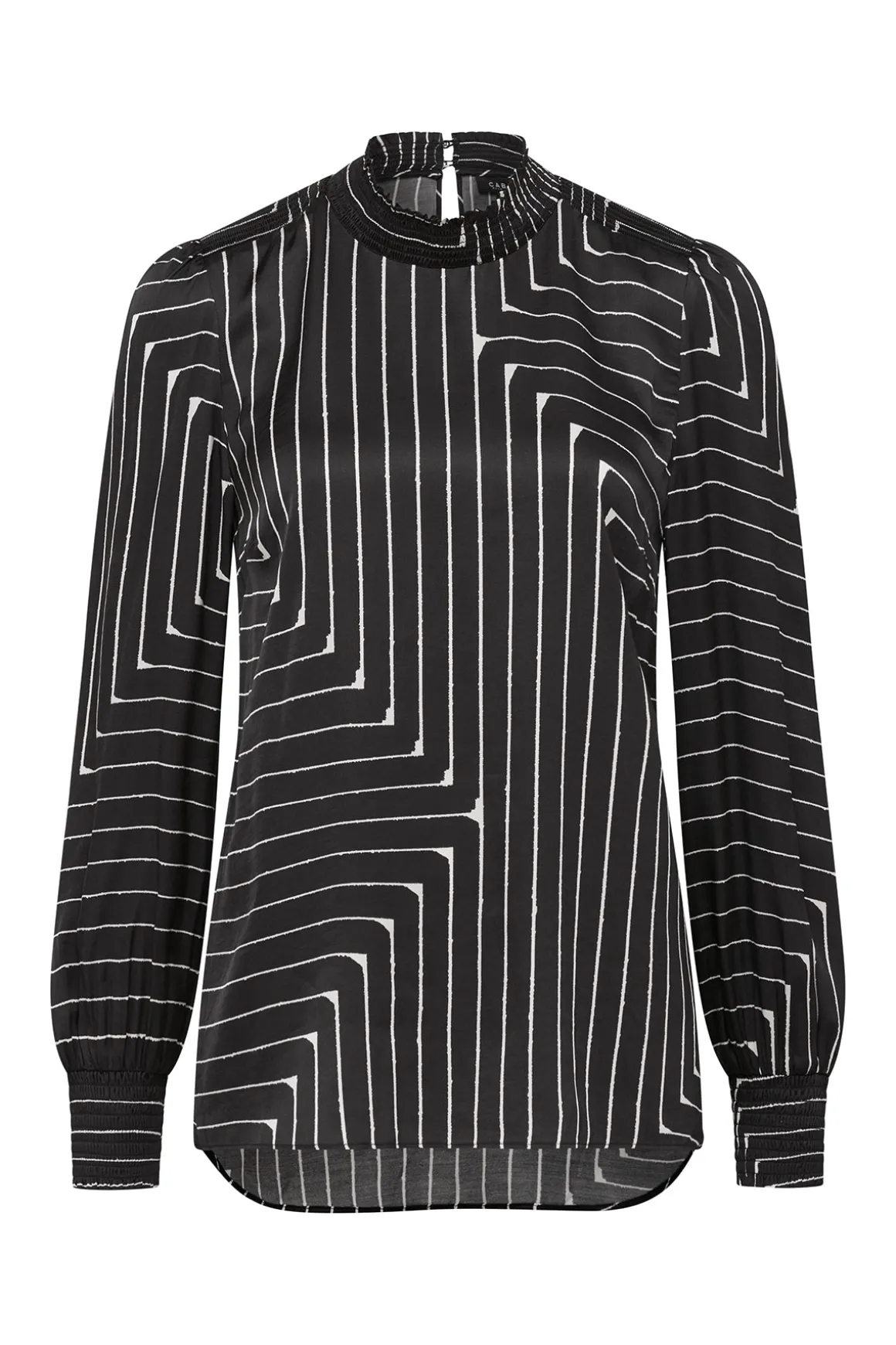 Imogen Blouse - Linear Print