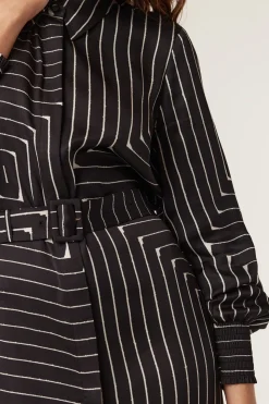 Imogen Dress - Linear Print