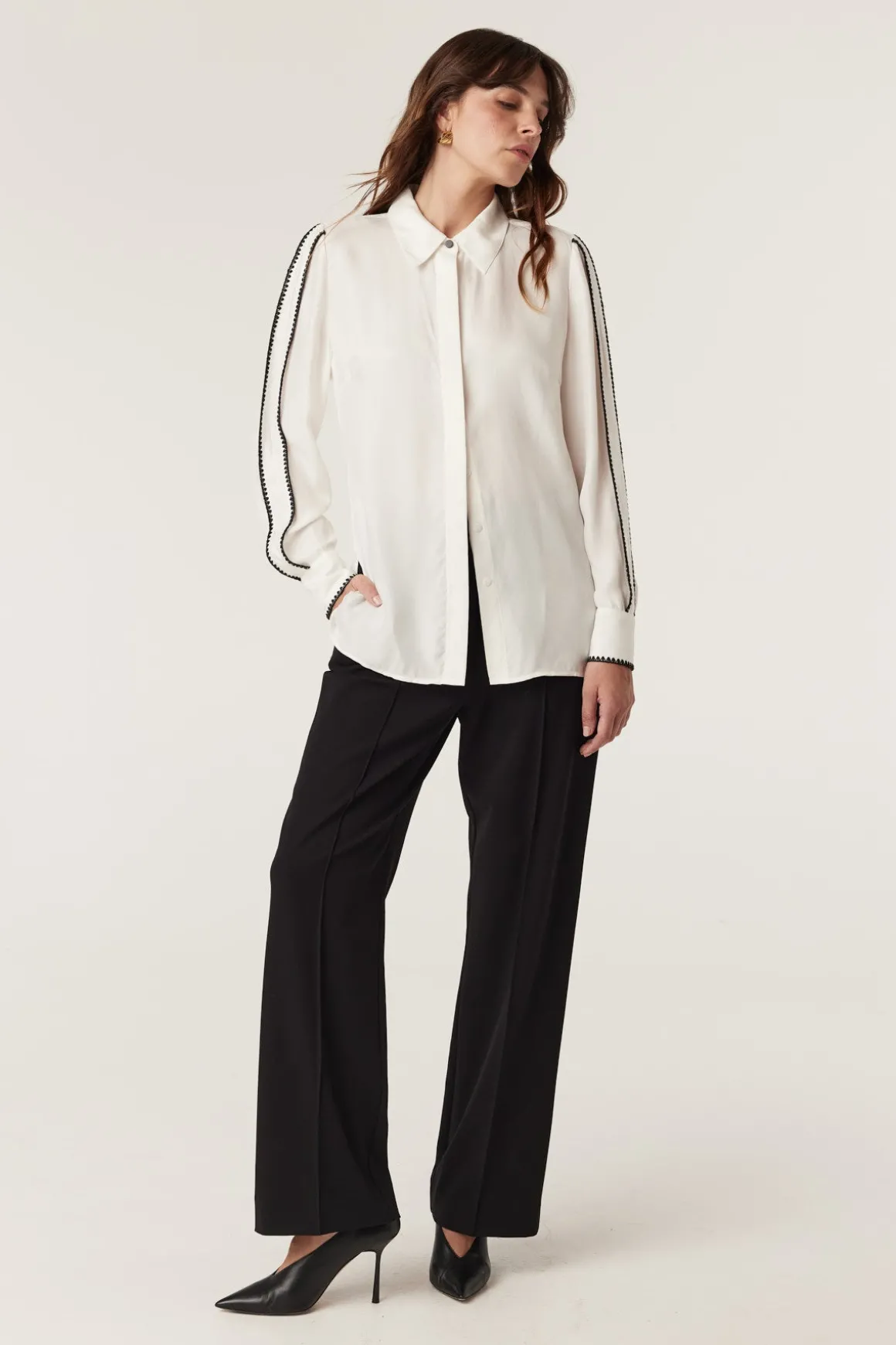 Ivory Blouse - White