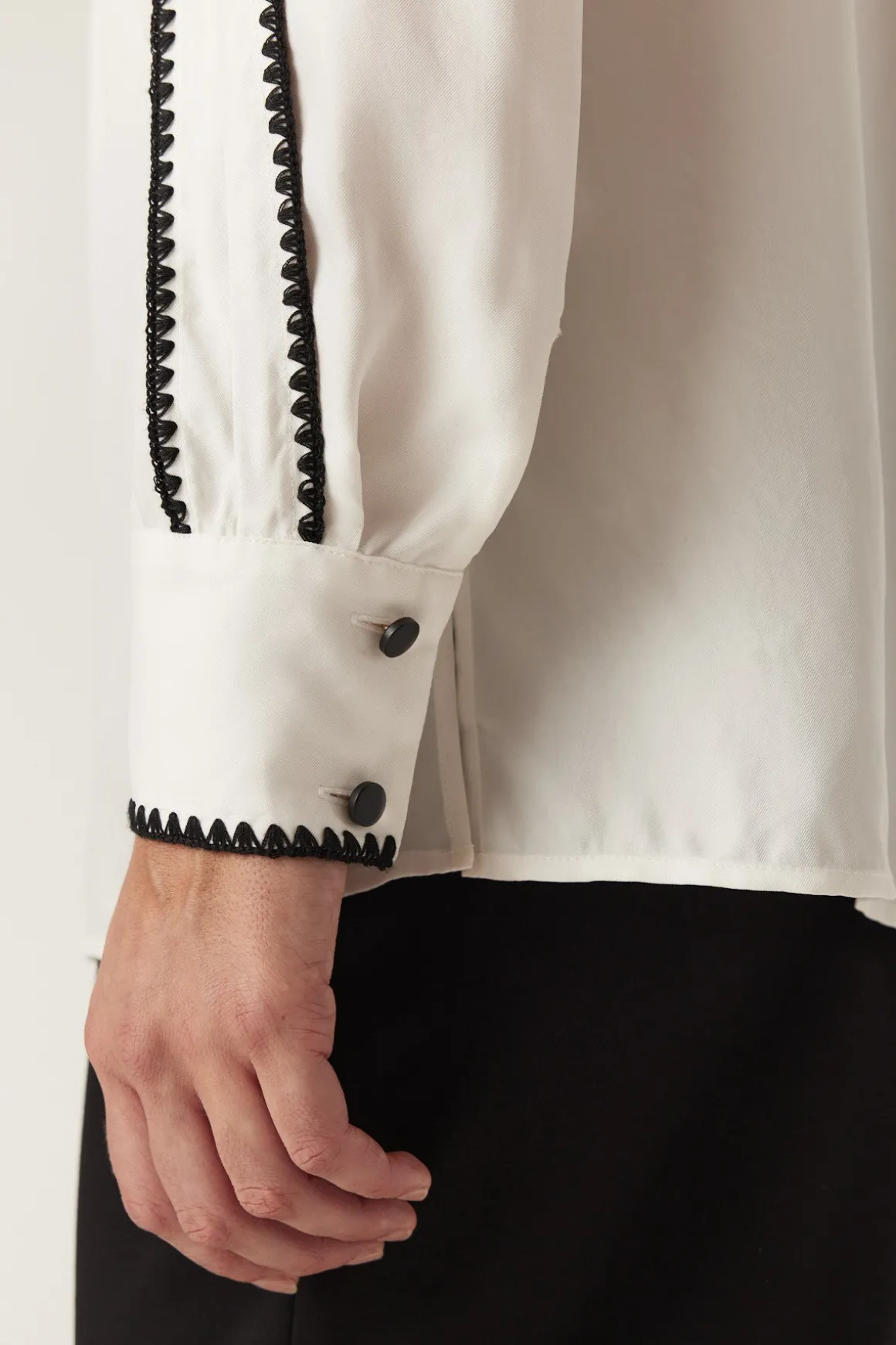 Ivory Blouse - White
