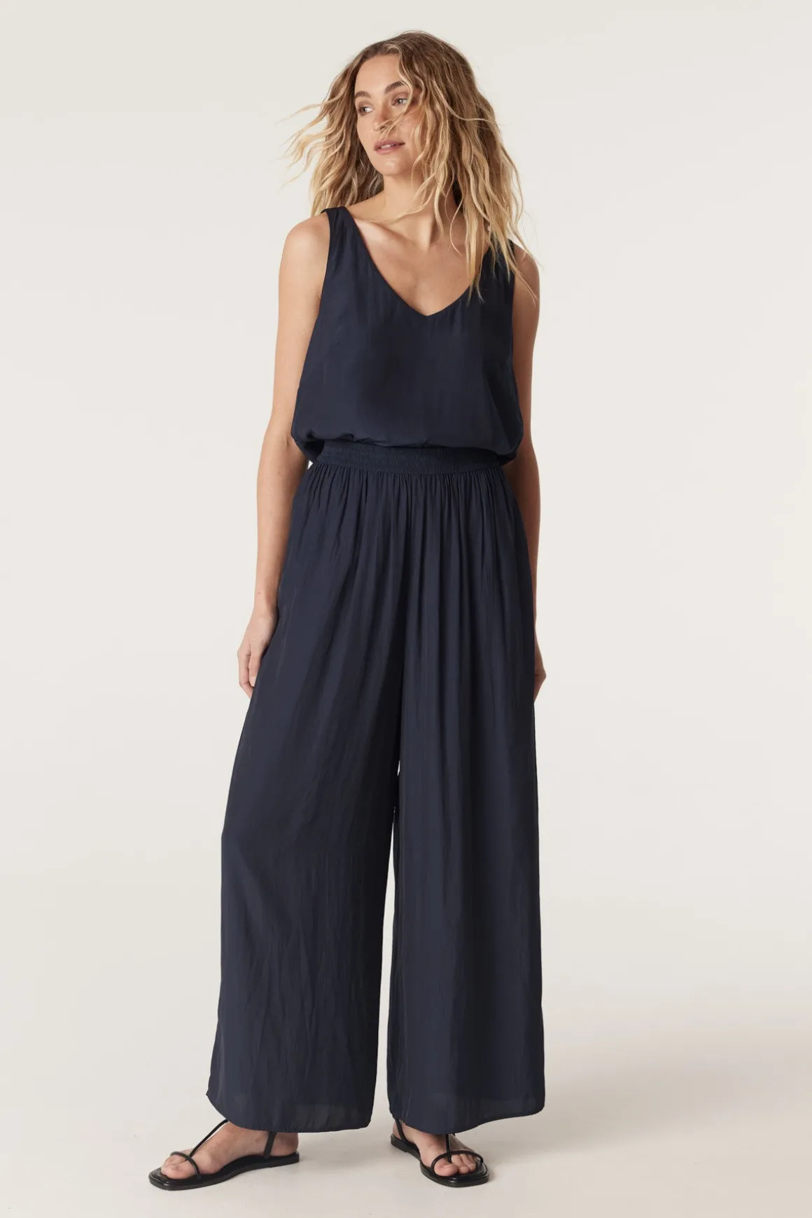 Kahlo Cami - Navy