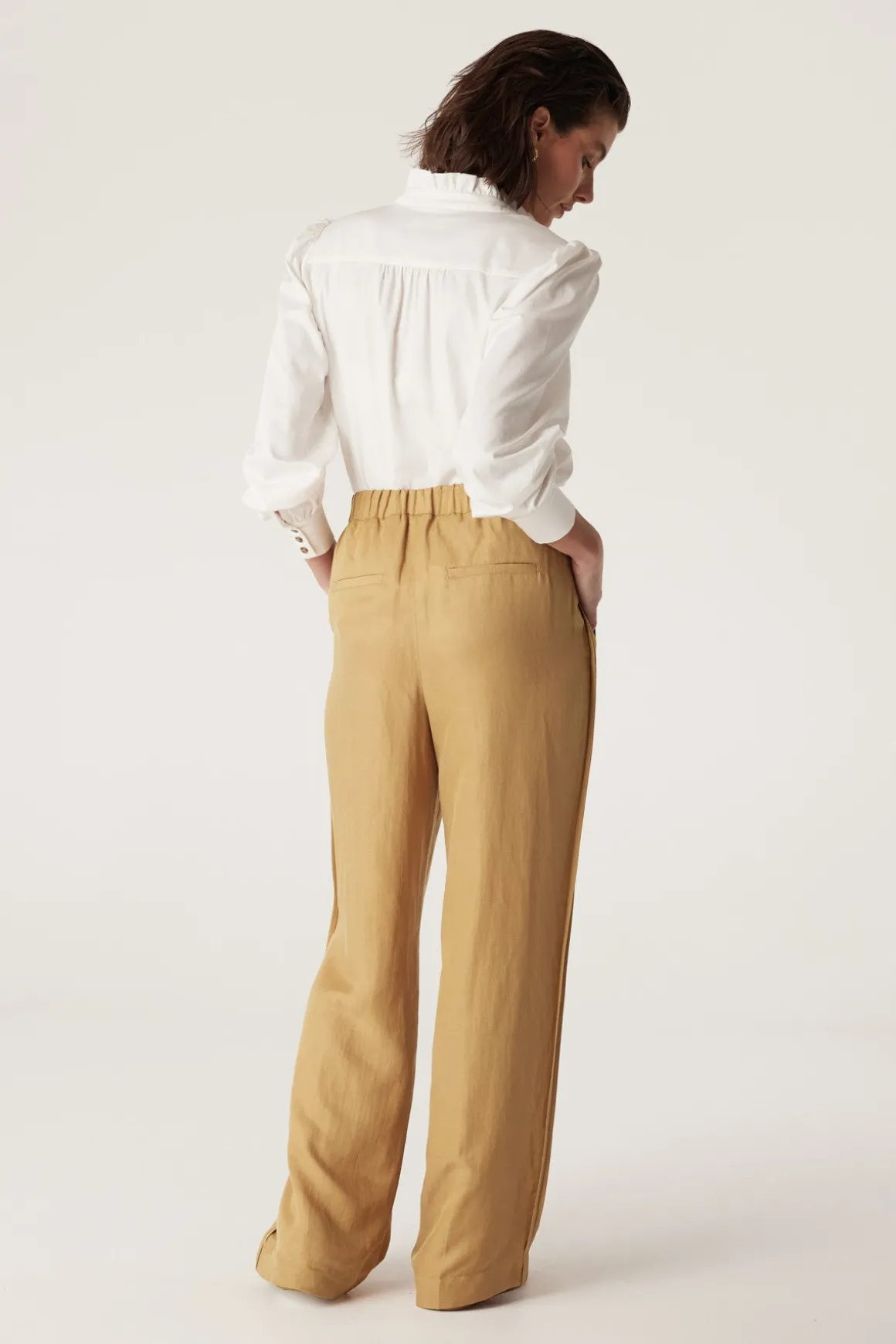 Kate Frill Blouse - White