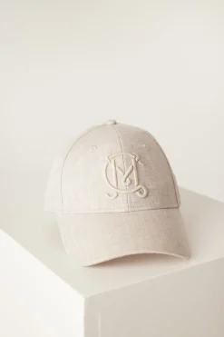 Linen Logo Cap - Natural