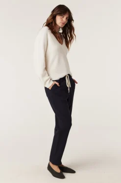 Luca Twill Jogger - Navy