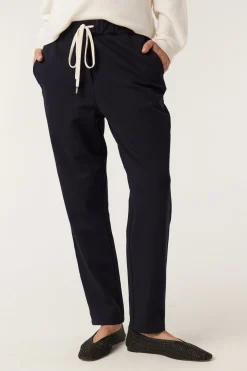Luca Twill Jogger - Navy