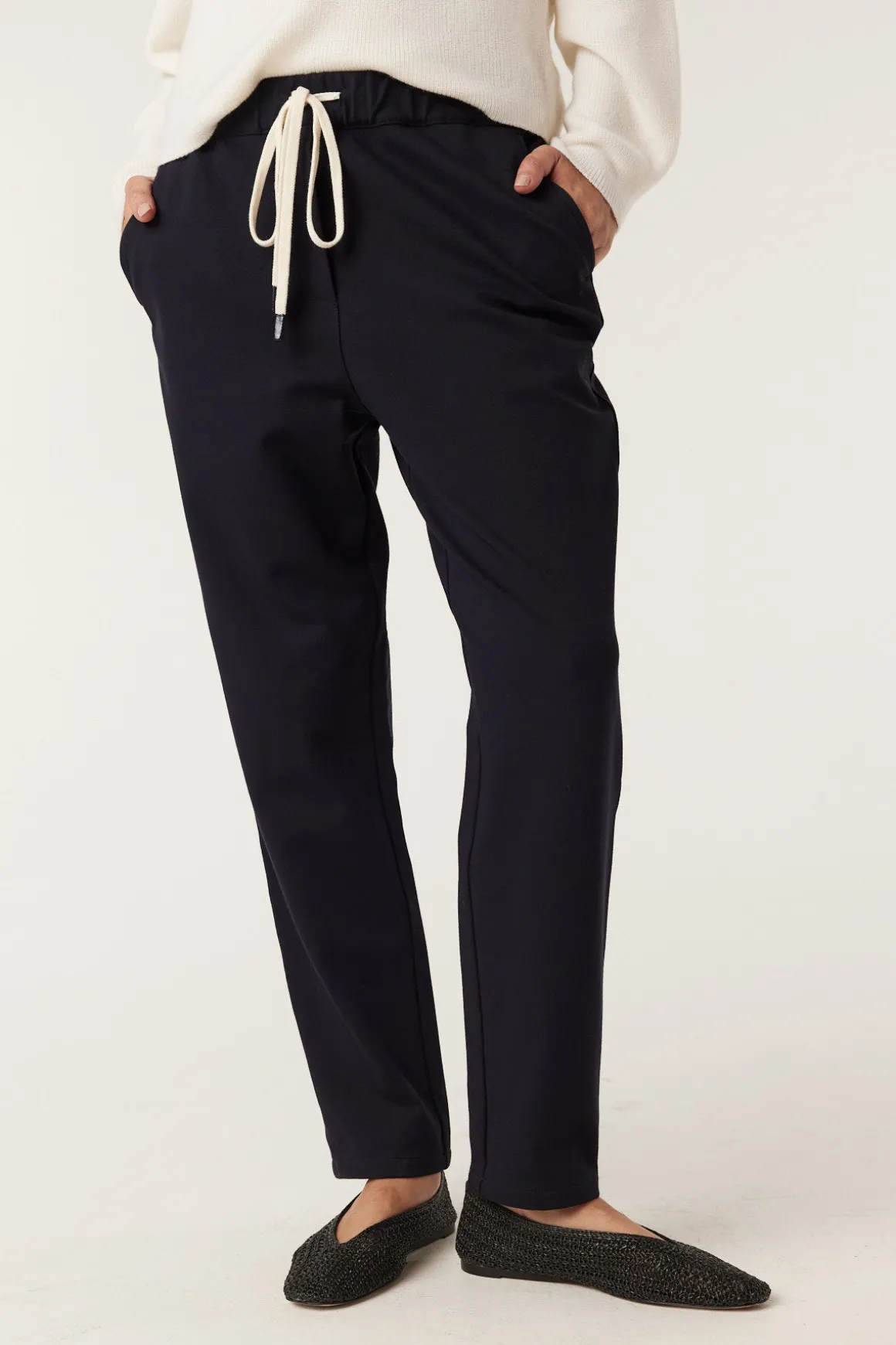 Luca Twill Jogger - Navy