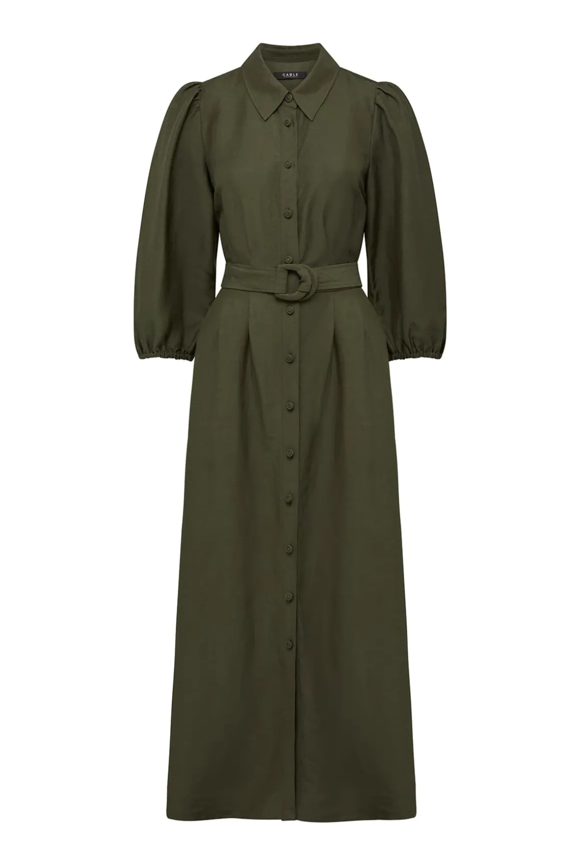 Manly Midi Dress - Olive