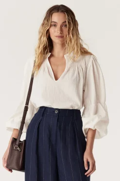 Marais Cotton Blouse - White