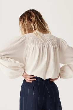 Marais Cotton Blouse - White