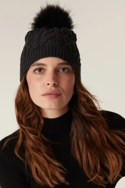 Merino Beanie - Charcoal