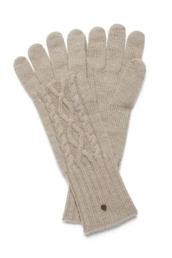 Merino Gloves - Pebble