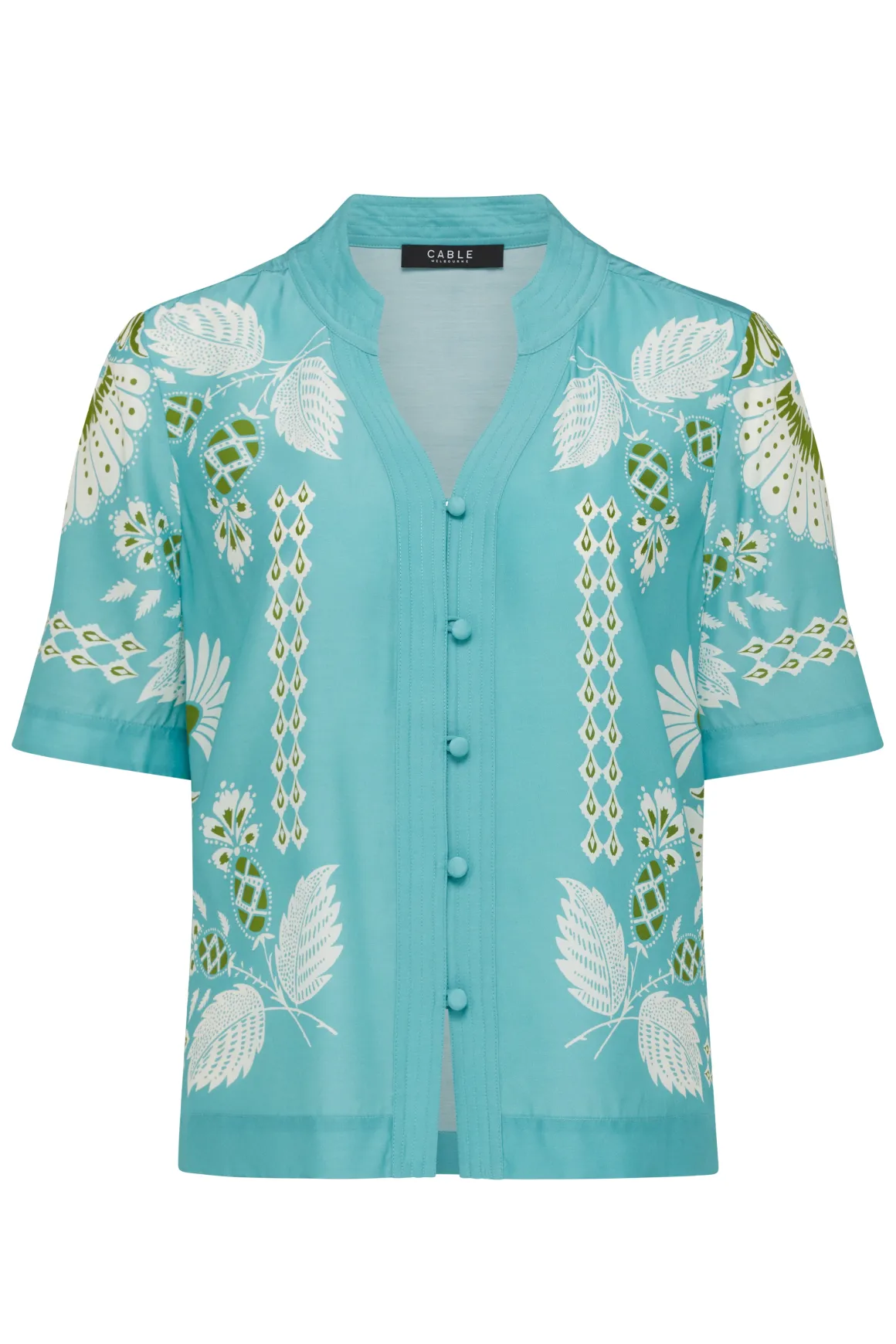 Miami Blouse - Scarf Print