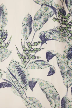 Paloma Frill Dress - Leaf Print