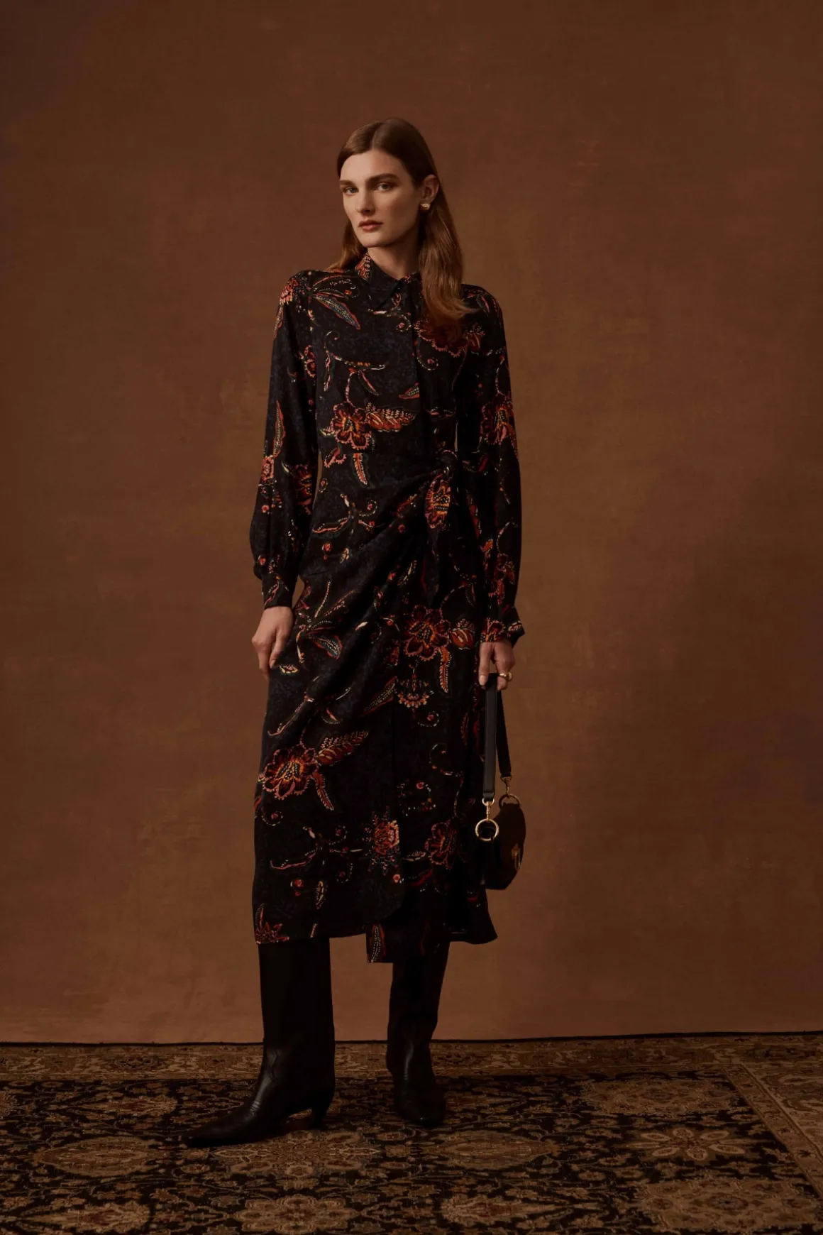 Pascal Shirt Dress - Floral Print