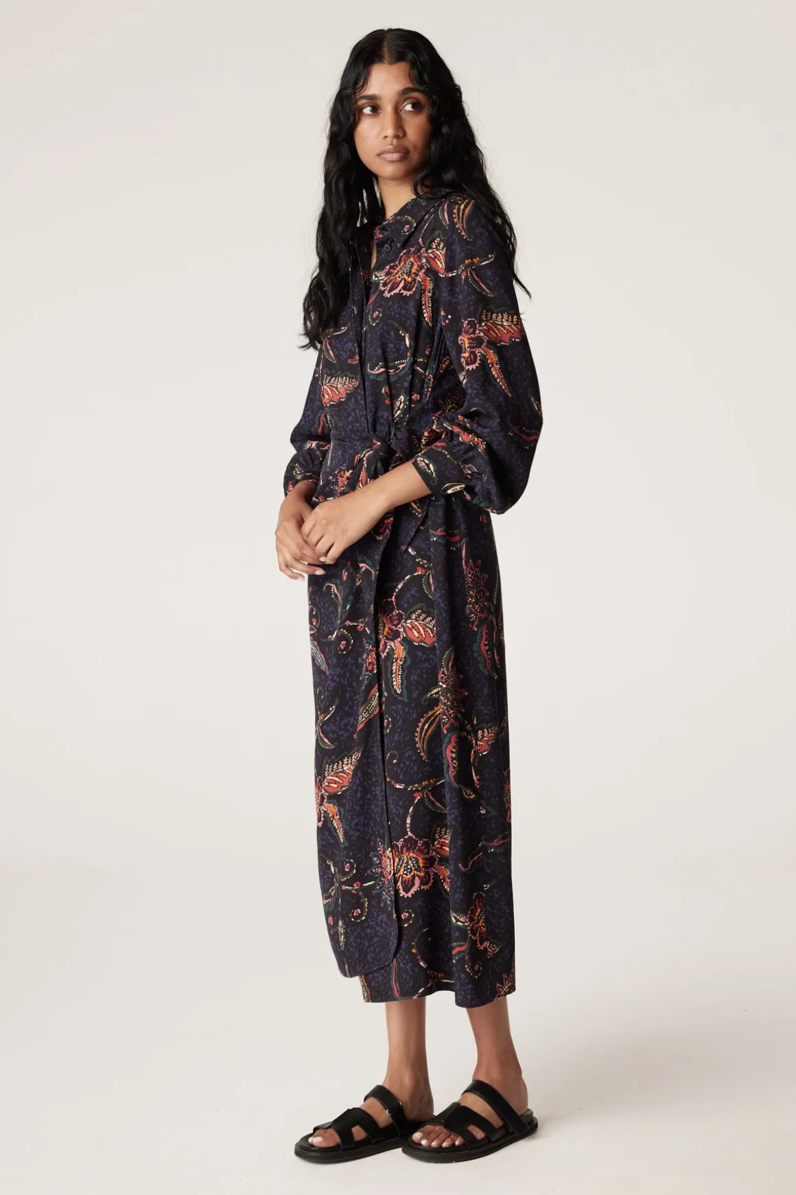 Pascal Shirt Dress - Floral Print