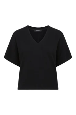 Pure Cashmere Relaxed Top - Black