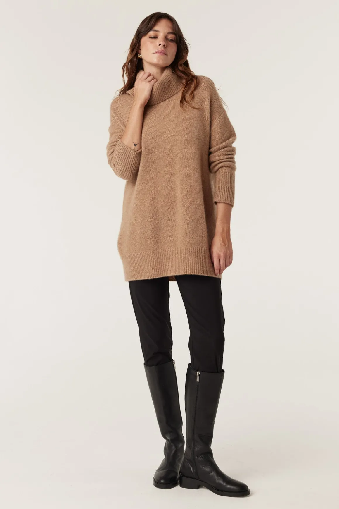 Pure Cashmere Weekend Jumper - Camel