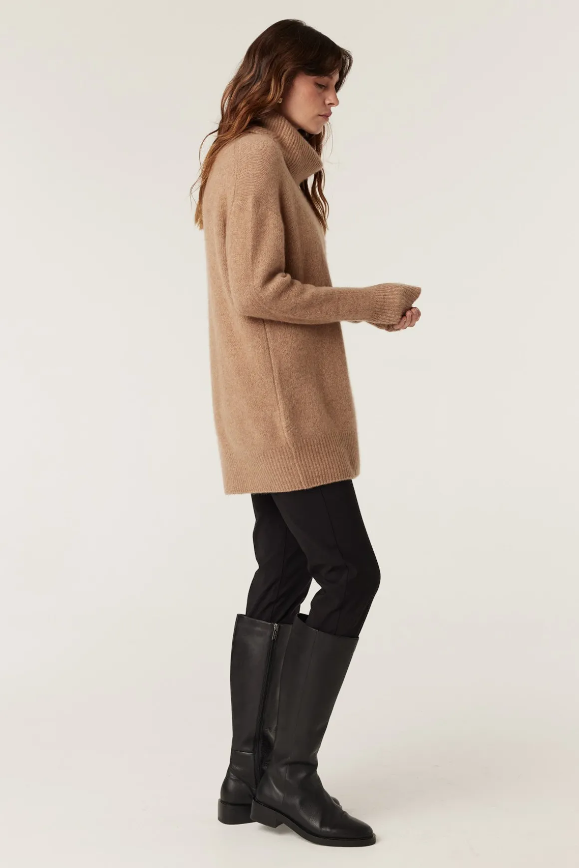 Pure Cashmere Weekend Jumper - Camel