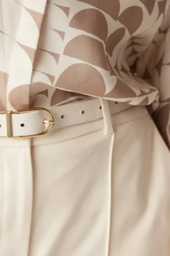 Reversible Belt - Ecru
