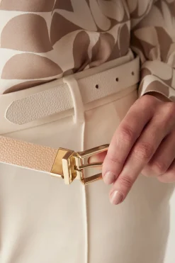 Reversible Belt - Ecru