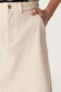 Samba Drill Skirt - Ecru