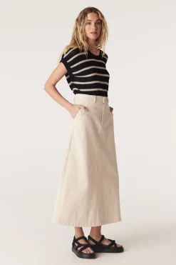 Samba Drill Skirt - Ecru