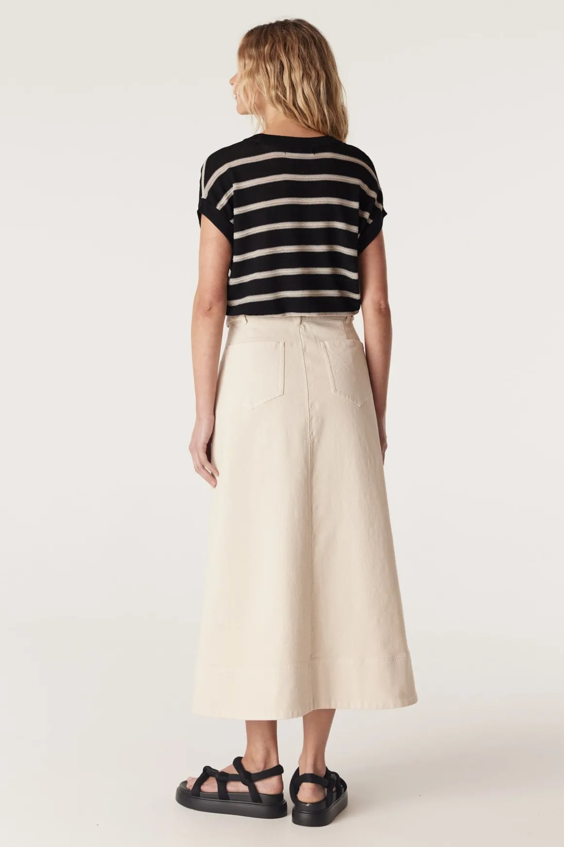 Samba Drill Skirt - Ecru