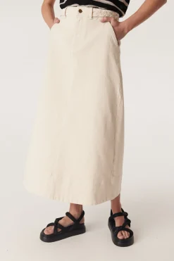 Samba Drill Skirt - Ecru