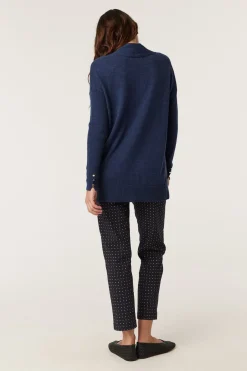 Sara Merino Jumper - Denim Blue
