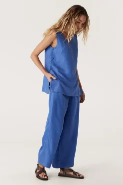 Spring Relaxed Pant - Cornflower Blue
