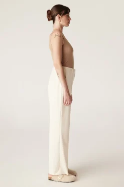 Superfine Merino Singlet  - Camel