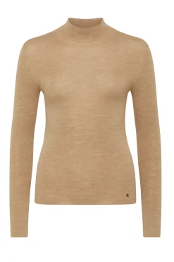 Superfine Merino Turtle Neck - Camel