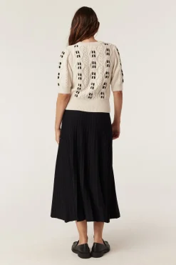 Tavi Knit Top - Oat