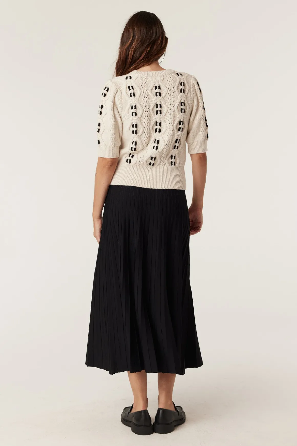 Tavi Knit Top - Oat