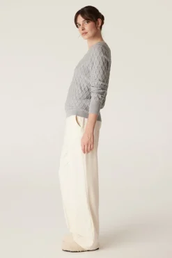 The Hampden Merino Jumper - Grey Marle