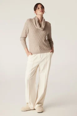 The Hampden Merino Snood - Pebble