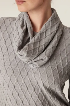 The Hampden Merino Snood - Grey Marle