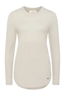 The Highlands Merino Jumper - Antique White