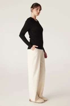 The Midlands Merino Jumper - Black