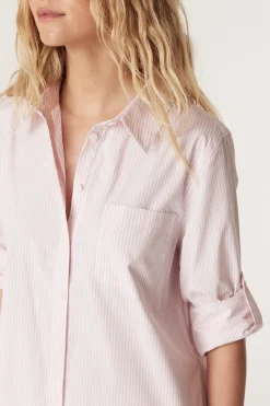 Tomboy Shirt - Pink Stripe