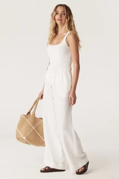Tyler Relaxed Pant - White