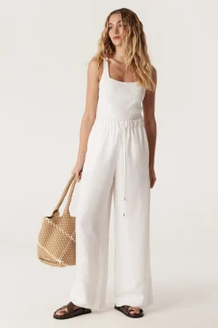 Tyler Relaxed Pant - White