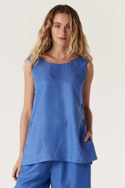 Tyler Top - Cornflower Blue