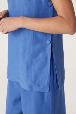 Tyler Top - Cornflower Blue