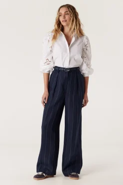 Victoria Embroidered Shirt - White