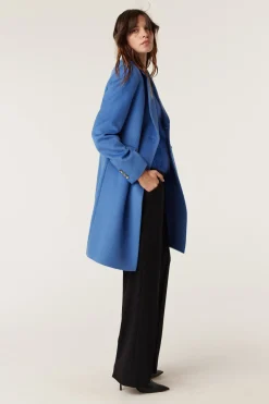 Windsor Wool Coat - Sky Blue