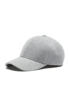 Wool Cashmere Cap - Grey Marle