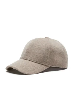 Wool Cashmere Cap - Pebble
